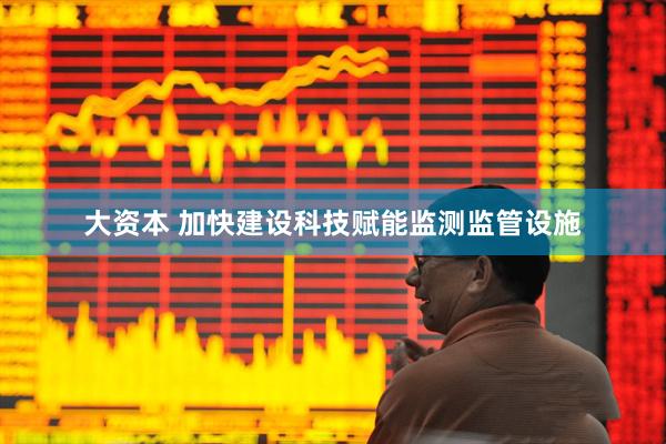 大资本 加快建设科技赋能监测监管设施
