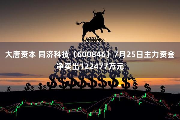 大唐资本 同济科技（600846）7月25日主力资金净卖出122477万元